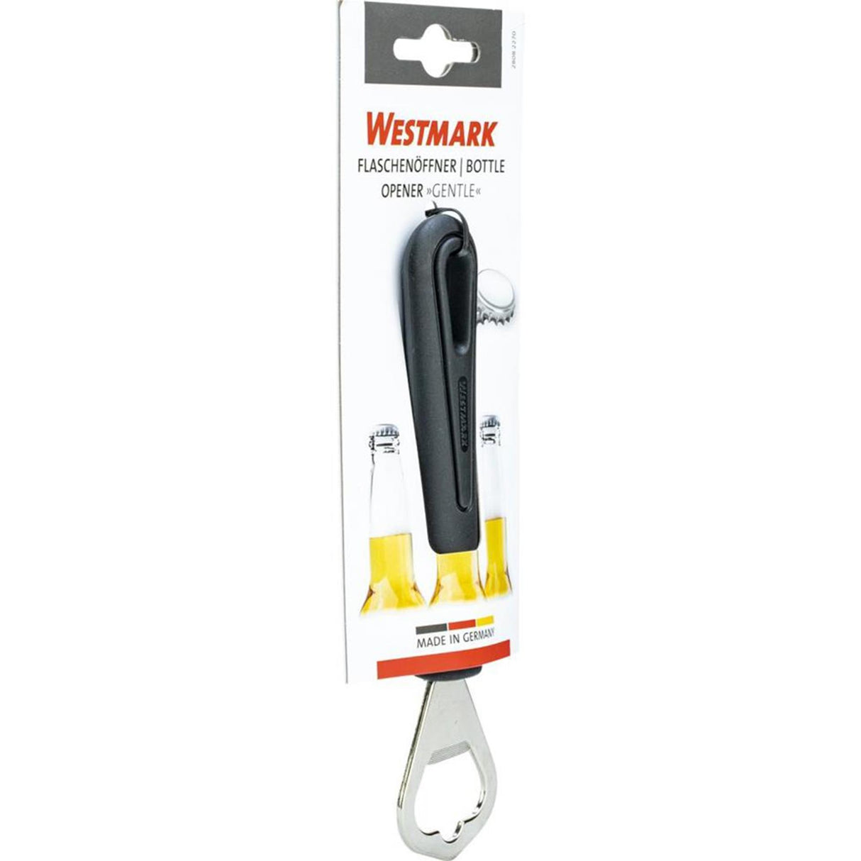 Westmark Flaschenöffner Edelstahl schwarz