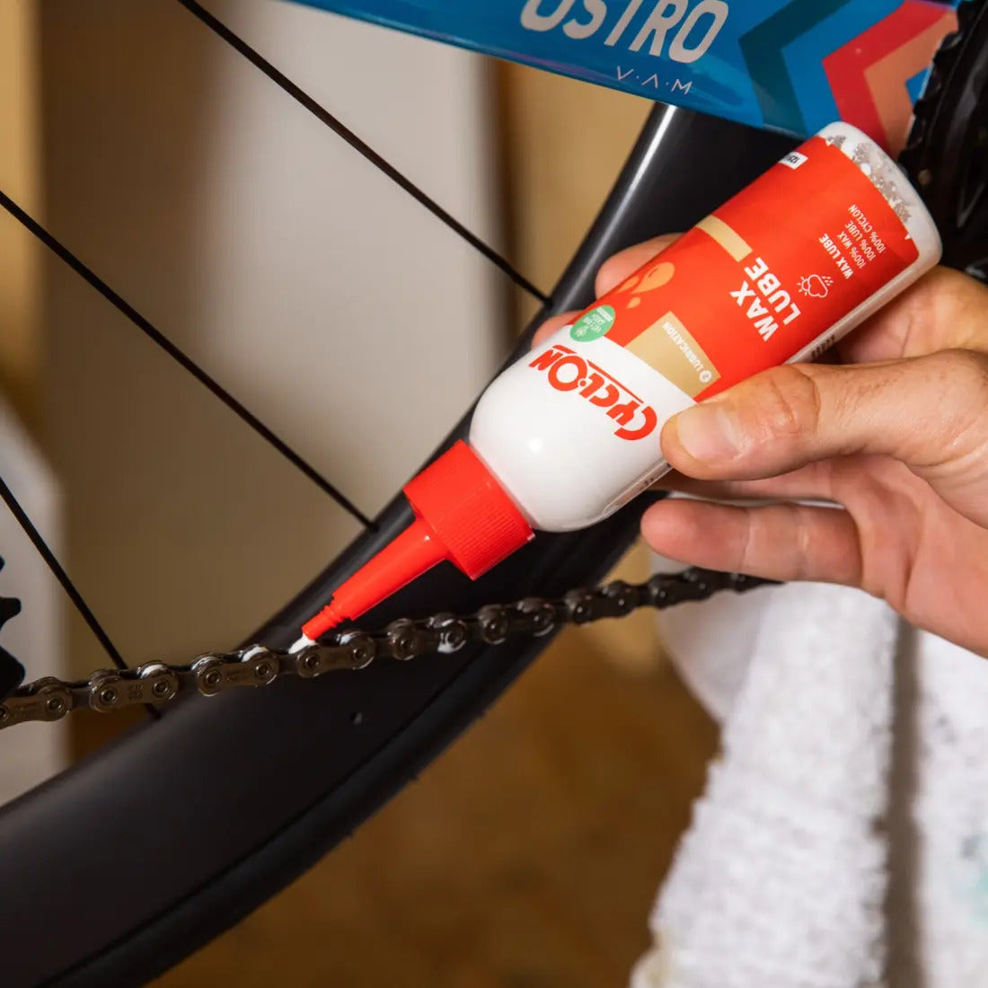 Lubrificante lubrificante in cera 125 ml di rosso grigio