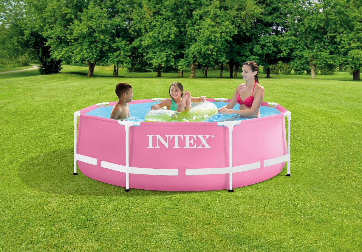 Intex Pink Metal Marco Natmmwming 244 x 76 cm