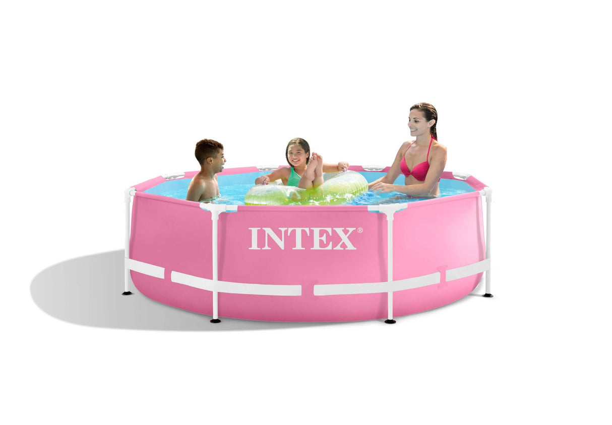 Intex Pink Metal Marco Natmmwming 244 x 76 cm