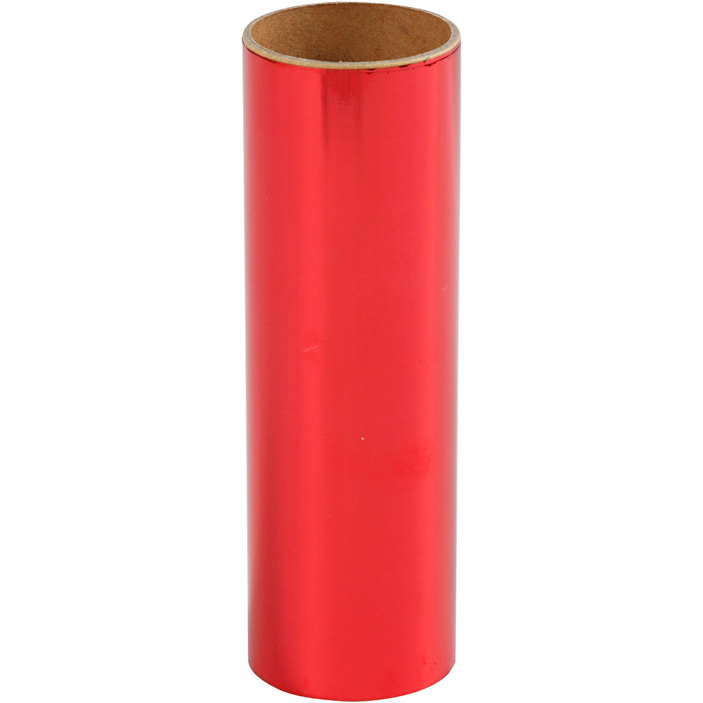 Creativ company deco foil, w: 15.5 cm, thickness 0.02 mm, red, 50 cm 1 roll