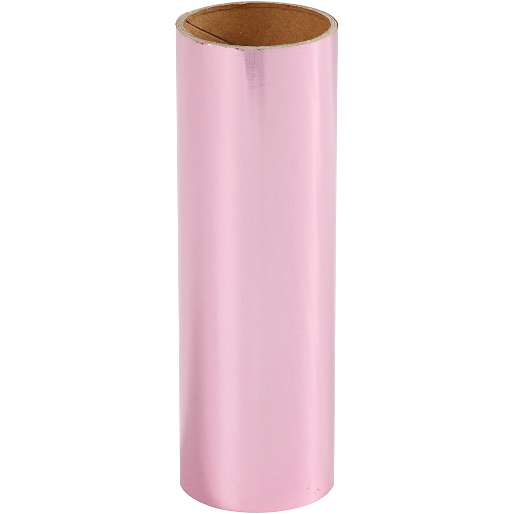 Creativ company deco foil, w: 15.5 cm, thickness 0.02 mm, pink, 50 cm 1 roll