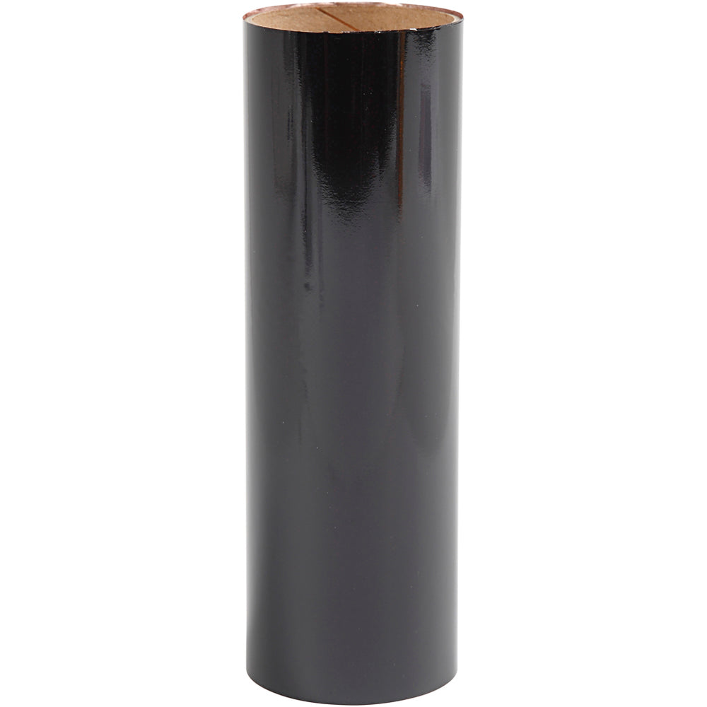 Creativ company deco folie, b: 15,5 cm, dikte 0,02 mm, zwart, 50 cm 1 rol