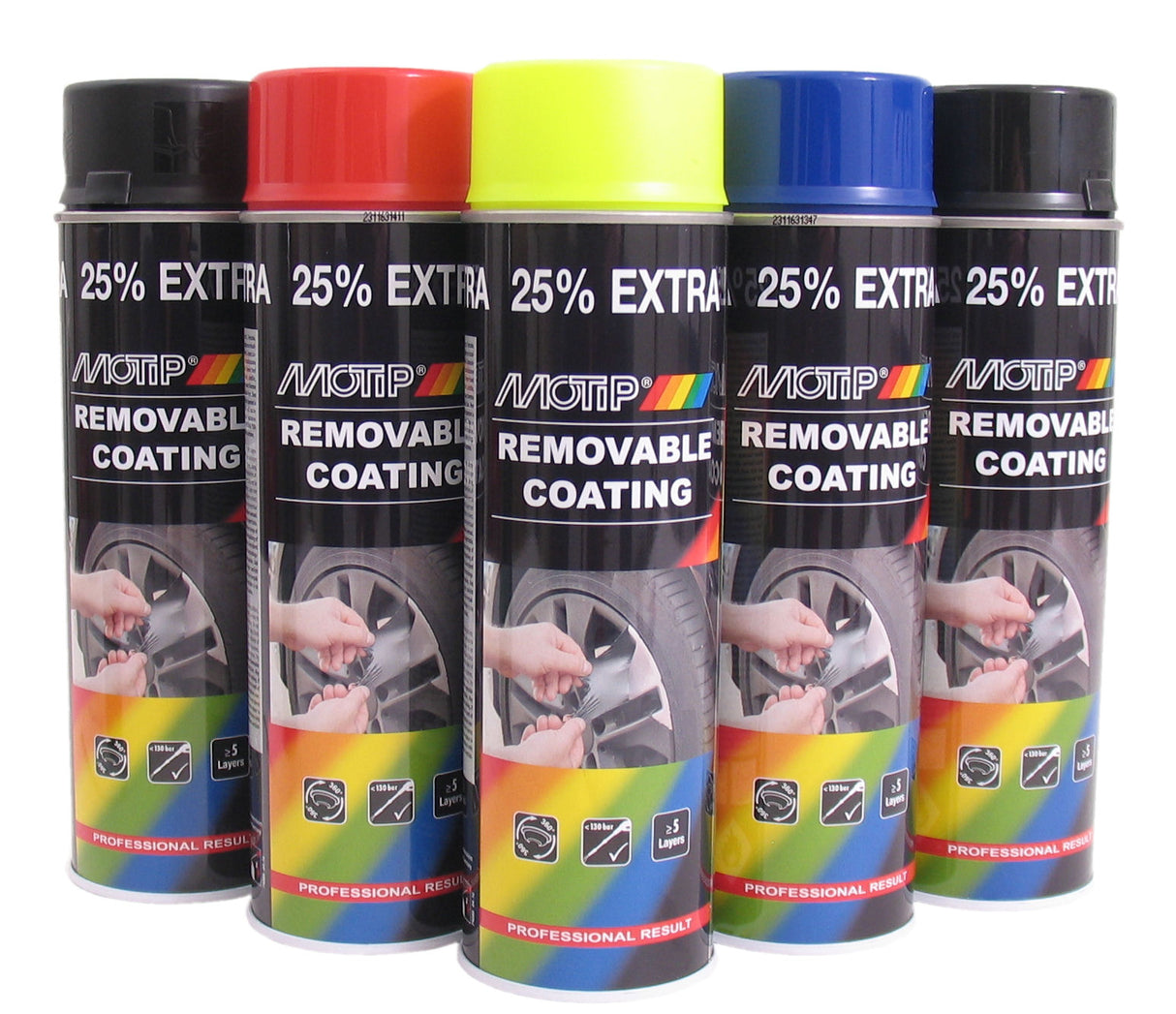 Eltávolítható bevonat fekete