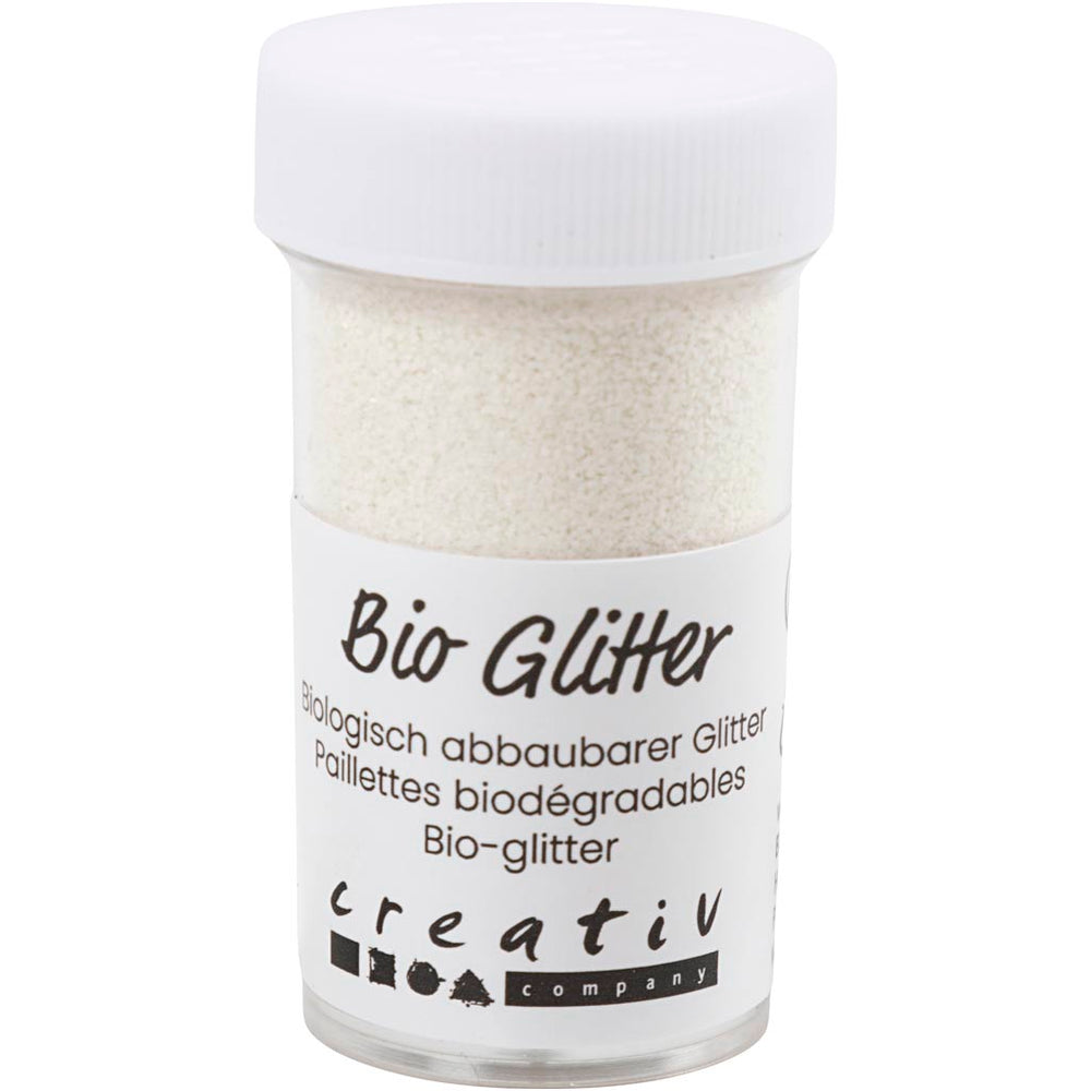 Creativ company bio sparkles, wit, 27 ml 1 doosje