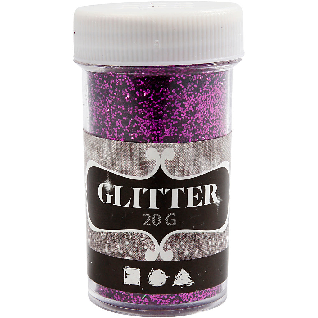 Creativ company glitter, purple, 20 gr 1 box