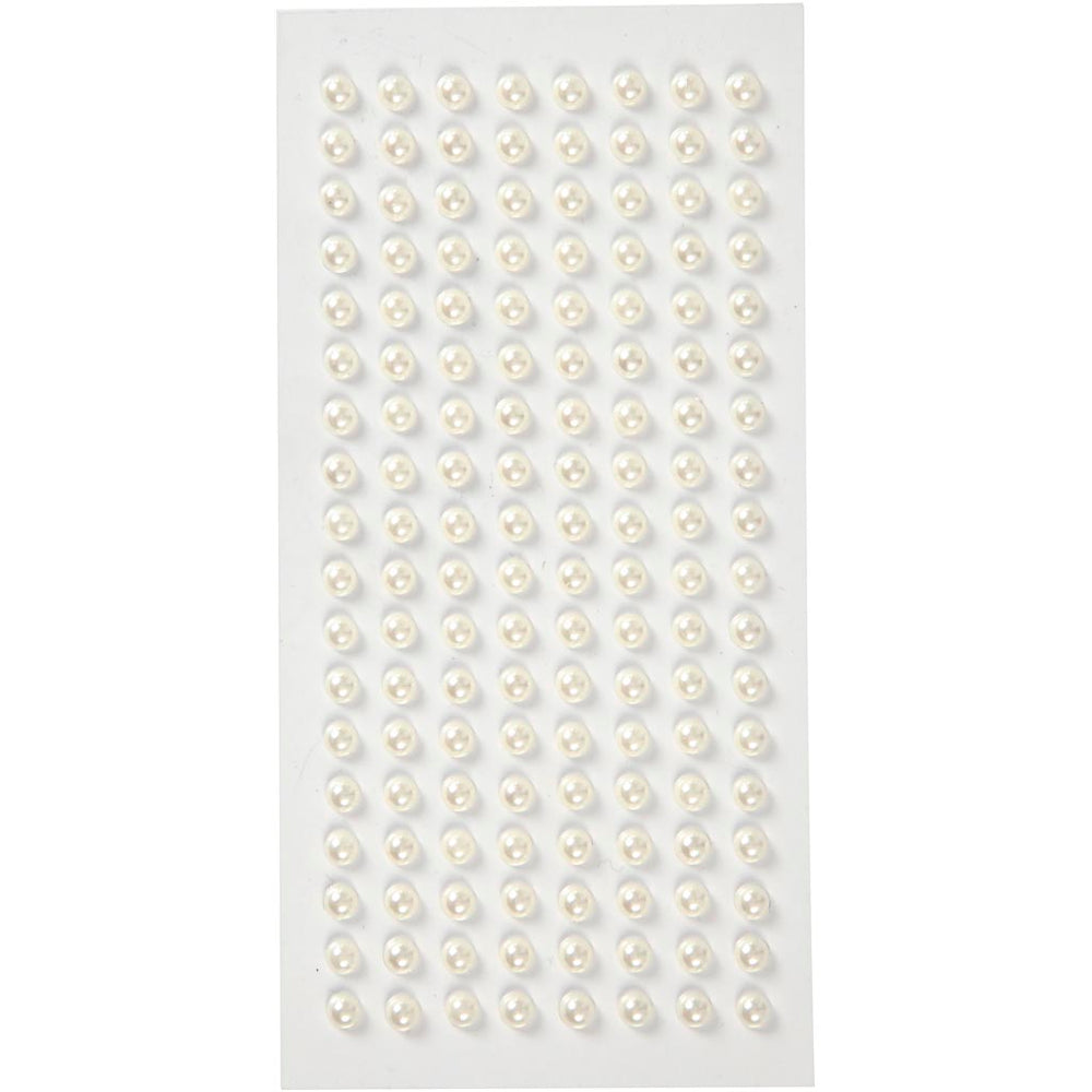 Creativ company halve kralen, d 5 mm, wit, 144 stuk 1 doos