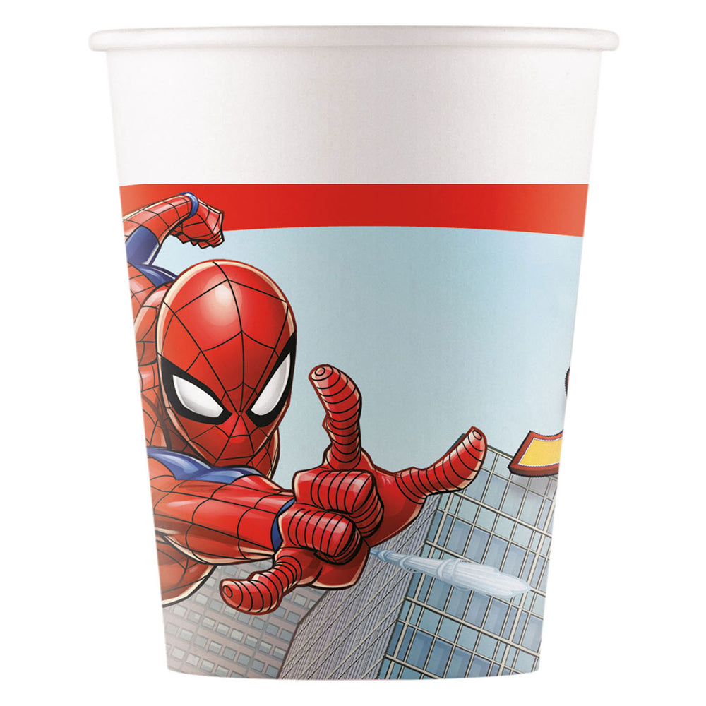 Globos Paper Cups FSC Spider-Man Crime Fighter, 8ª.