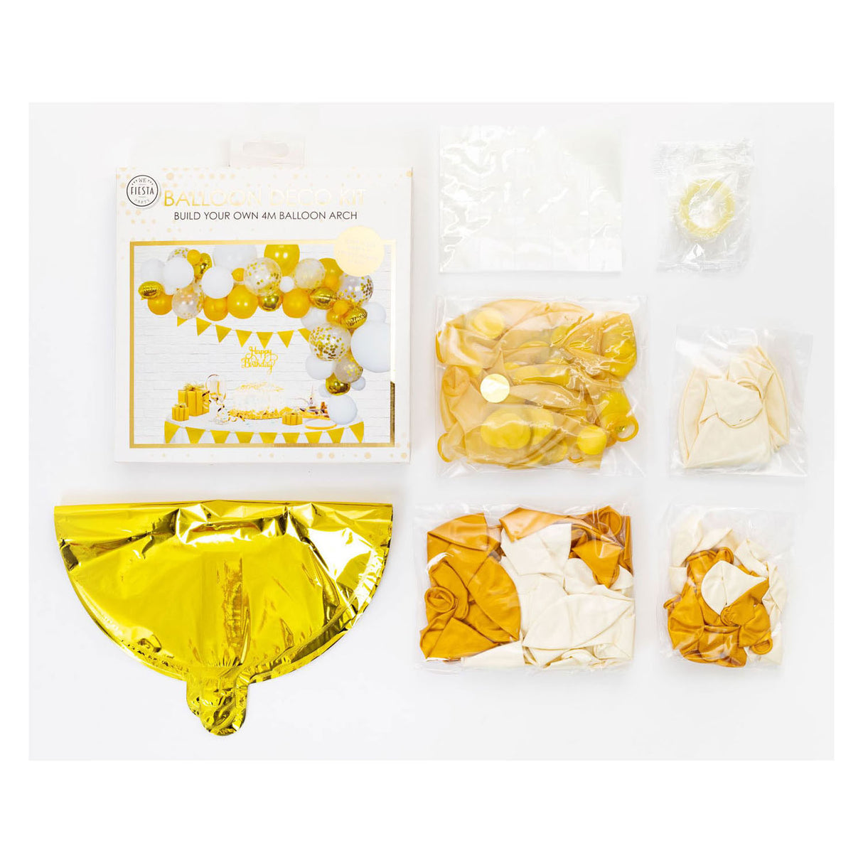 Luftballons Bug Set Gold