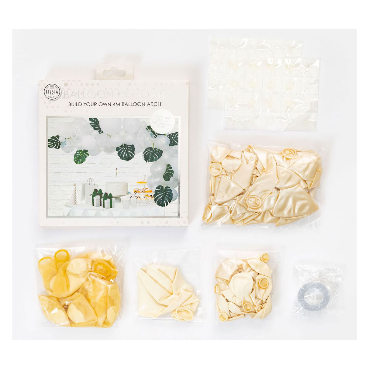 Balloon Arch Set White