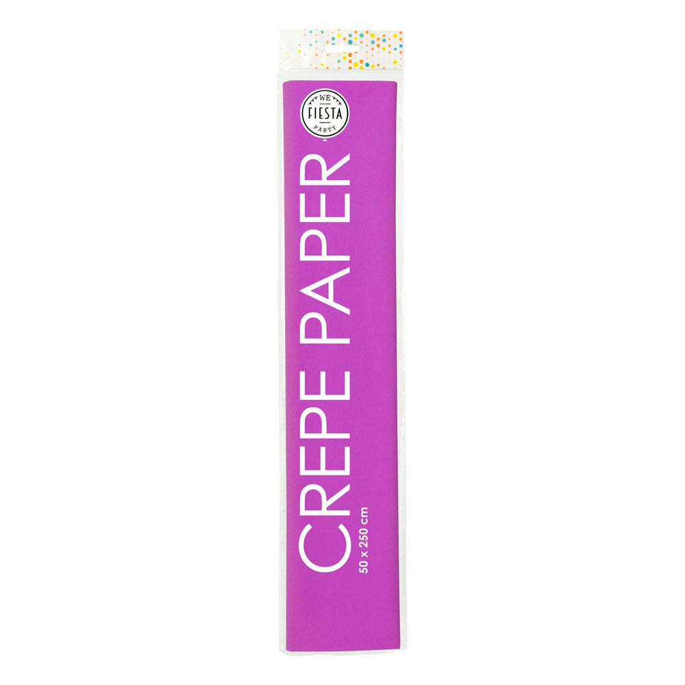 Globos crepepapier violet, 50x250cm