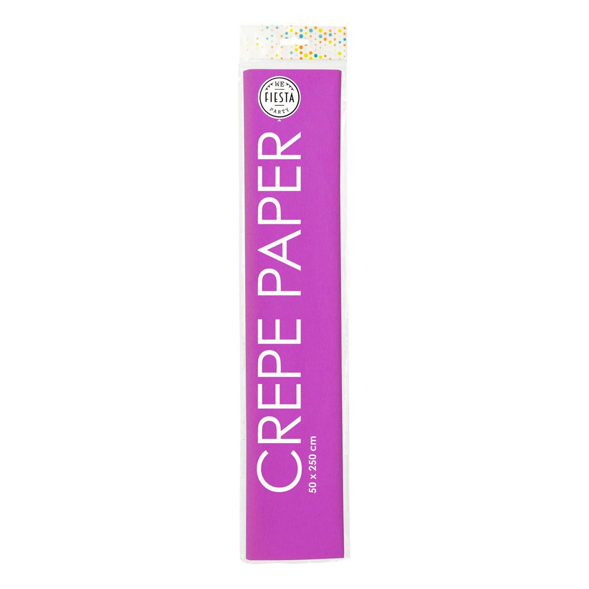 Globos crepepapier violet, 50x250cm