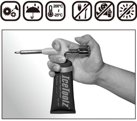 IceToolz Copper grease tube C172 (120 ml)