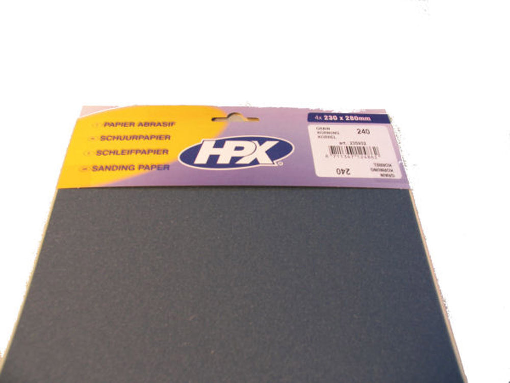 Hpx Sandpaper HPX grit 400 (4 pieces)