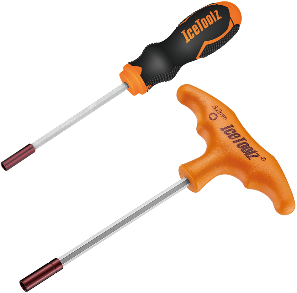 IceToolz Spoke nipple wrench set 12C5 for 5.5mm 6-sided nipples