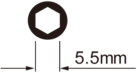 Icetoolz spoke wrench for 5.5mm hexagon nipples