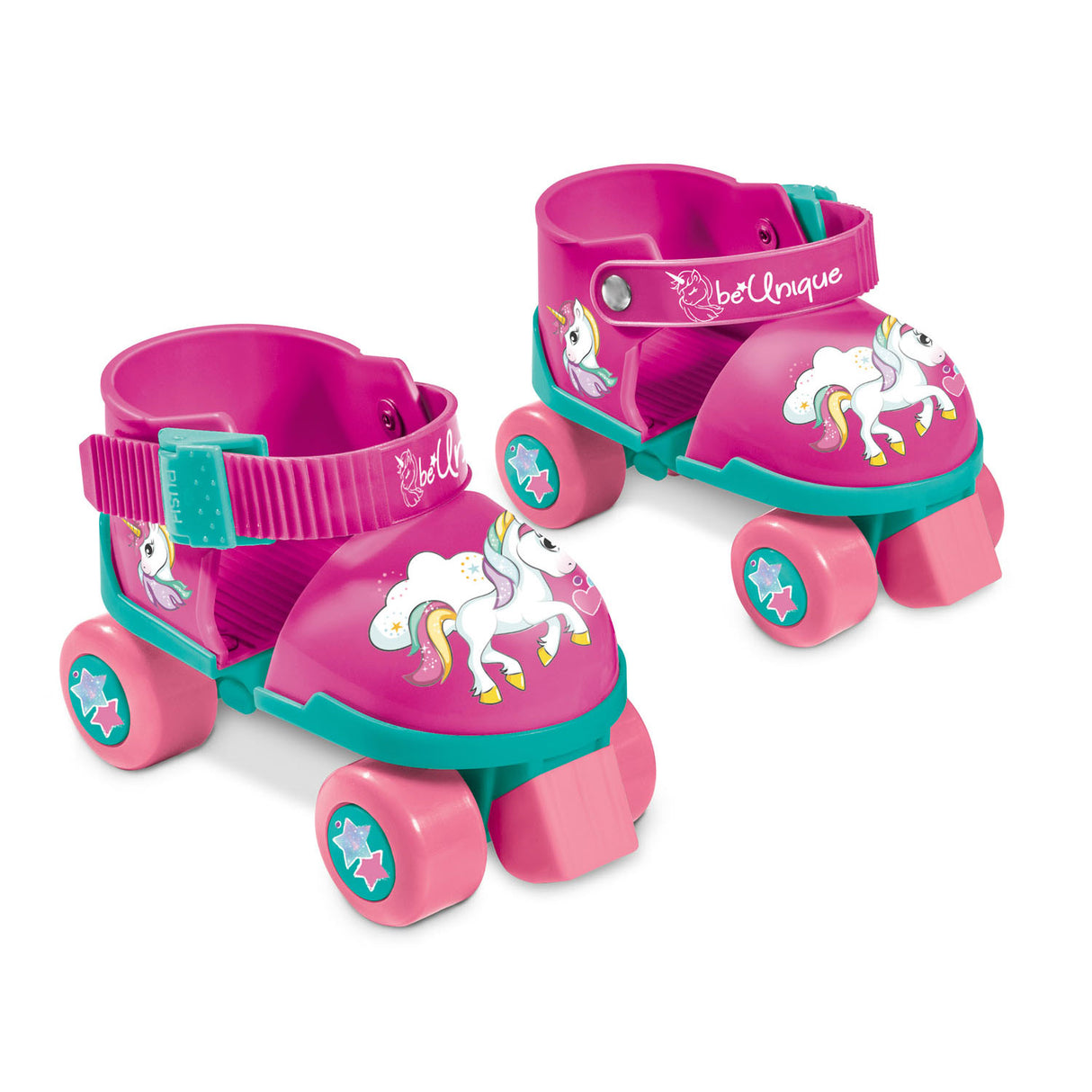 Mondo unicorn roller skates with protective set, size 22-29