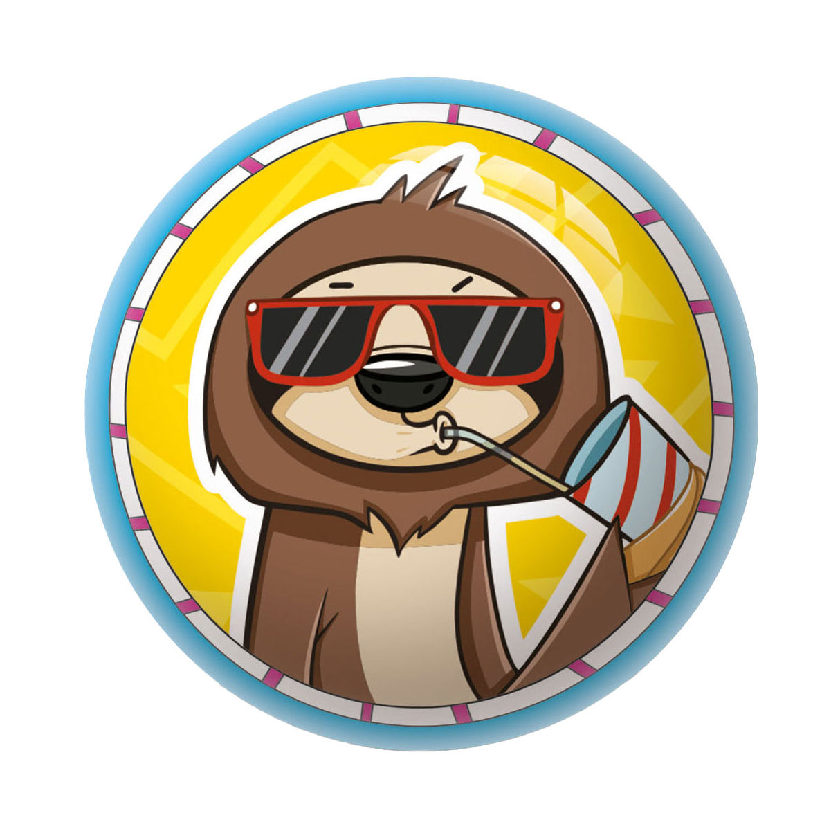 Mondo Bola decorativa Pequeña perezosa de unicornio de Alpaca, 6 cm