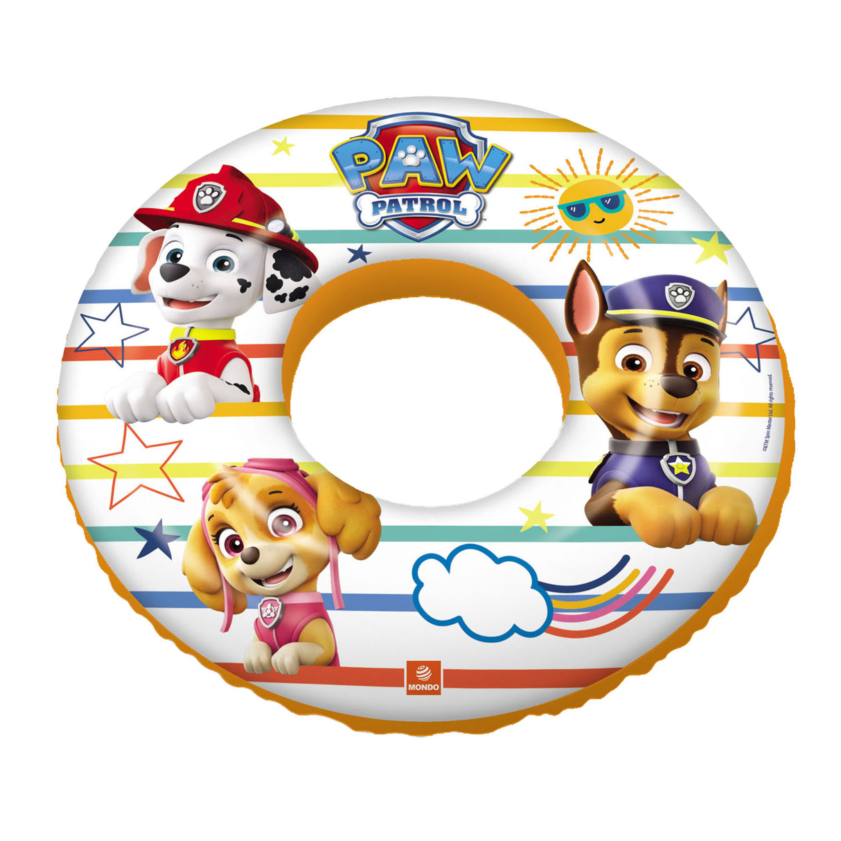 Mondo schwammen Ring Paw Pattrul, 50cm
