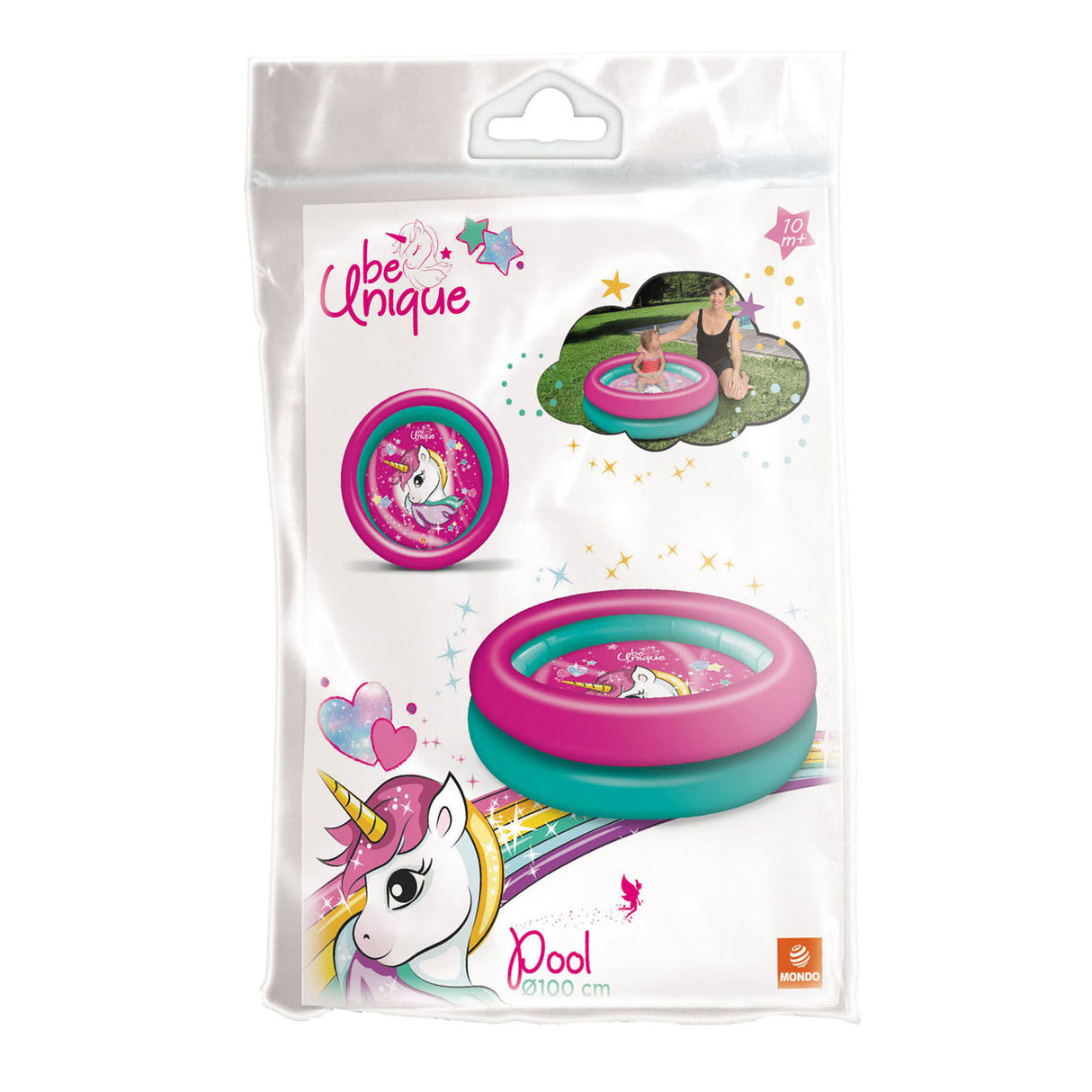 Mondo svømmebasseng Eenhoorn 2-ringer, 100 cm