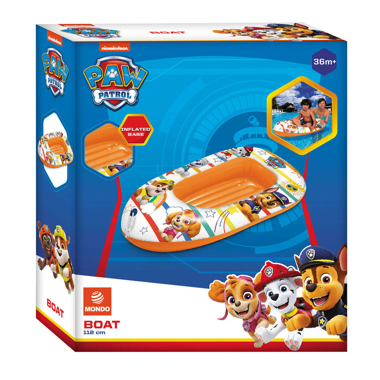 Mondo Uppblåsbar båt Paw Patrol