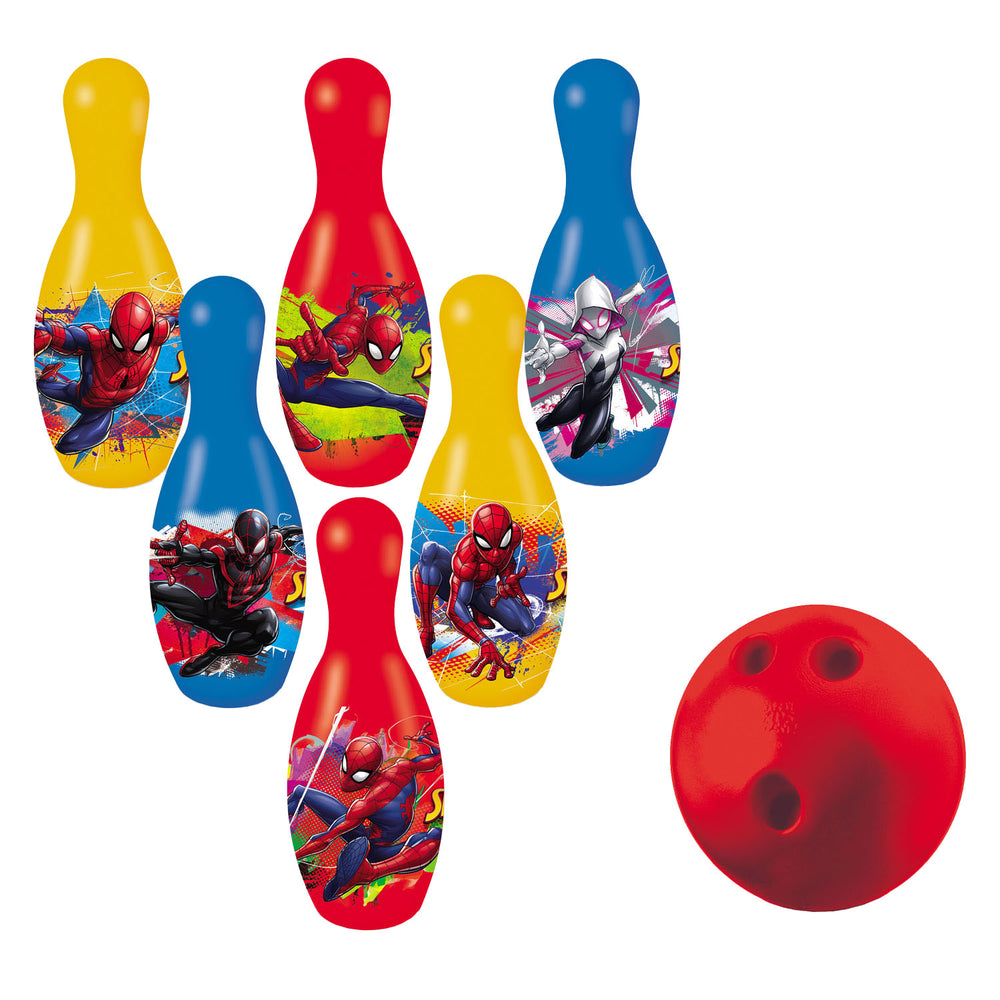 Mondo bowling set spiderman, 7 pieces.