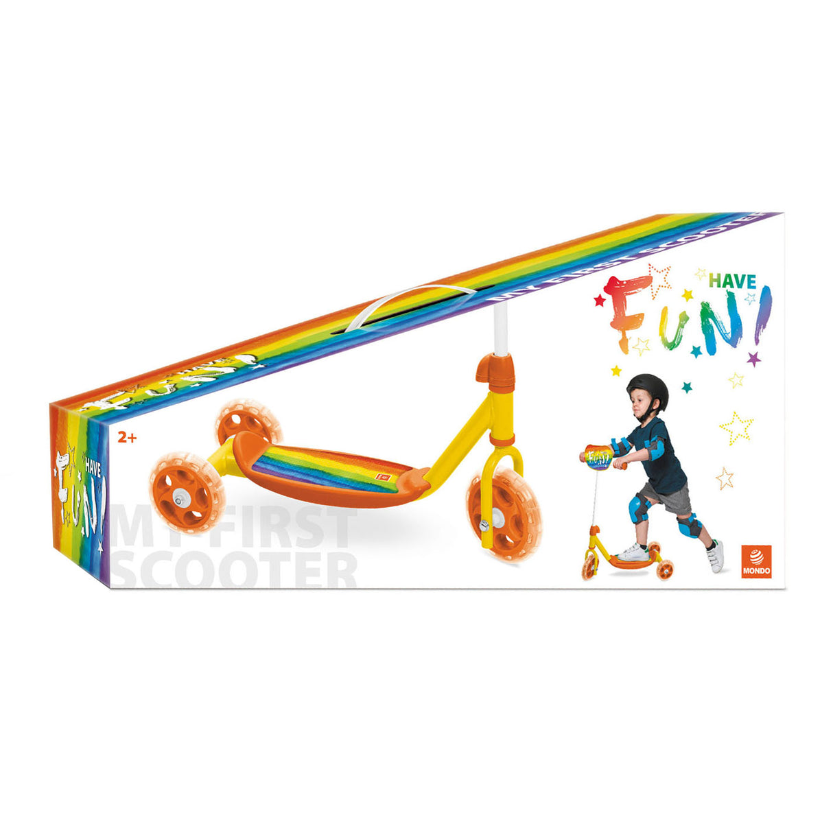 Mondo mi primer scooter step regenboog