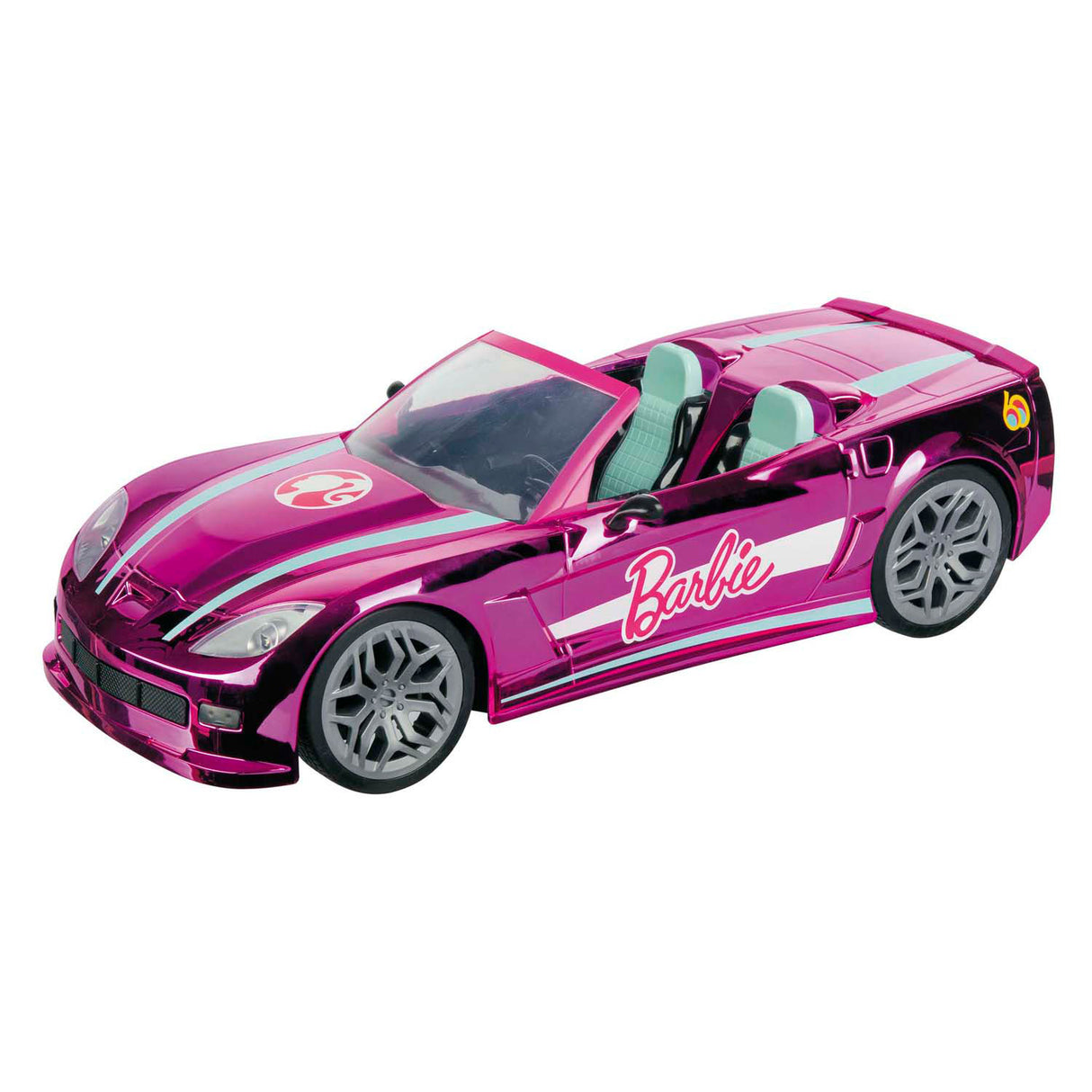 Matstell Barbie Mondo Motors RC Kontrolléierbar Auto - chromed rosa