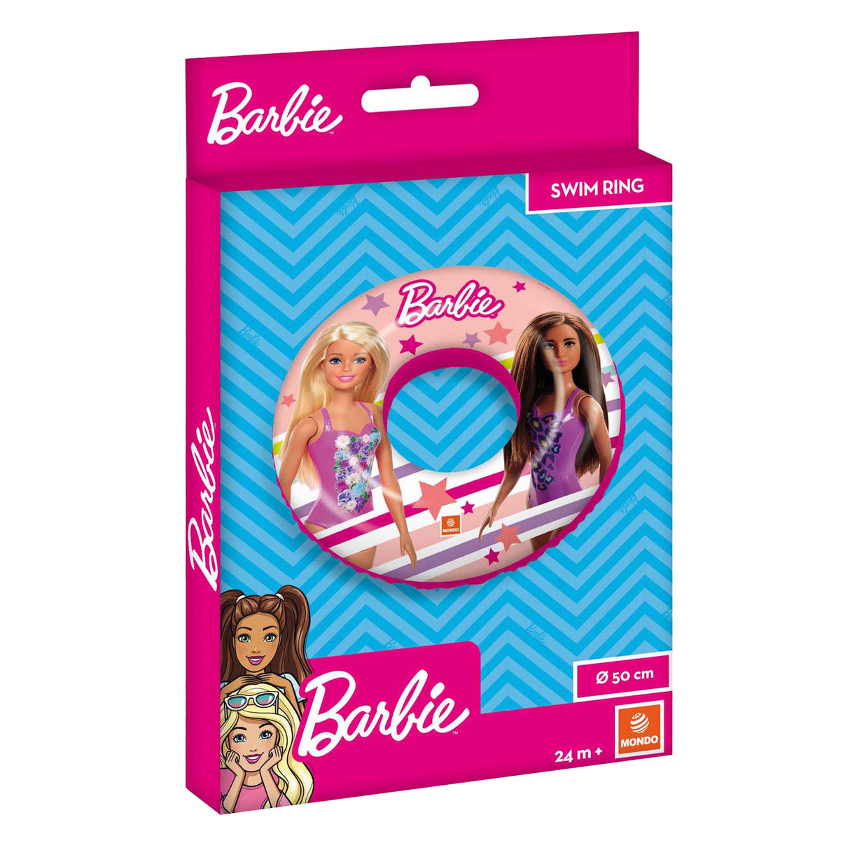 Mondo swimming ring barbie, 50cm