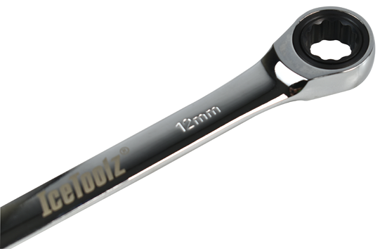 Combination ratchet wrench set 8-15mm - Black