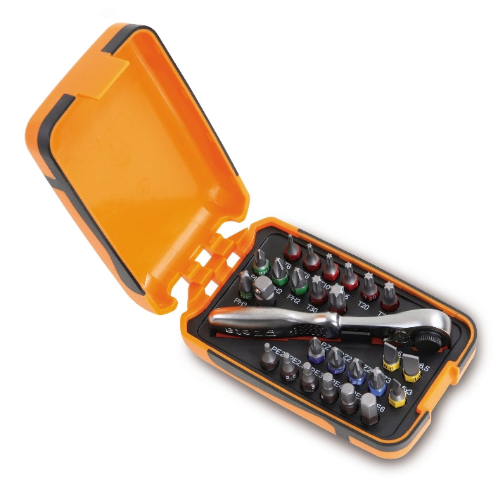 Beta Ratchet Wrench Tools 860 C27 with screwdriver bit set 27 pieces in box