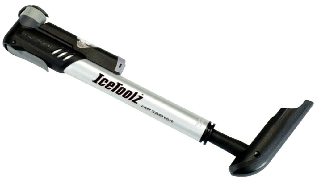 IceToolz mini pump VeloAgile high pressure with gauge