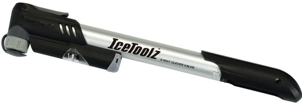 IceToolz mini pump VeloAgile high pressure with gauge