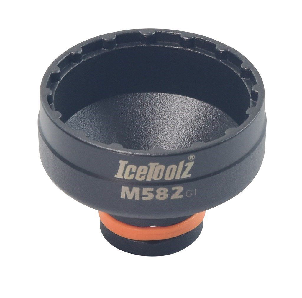 Icetoolz m582 shimano ep800 e5000 steps chainring wrench on card