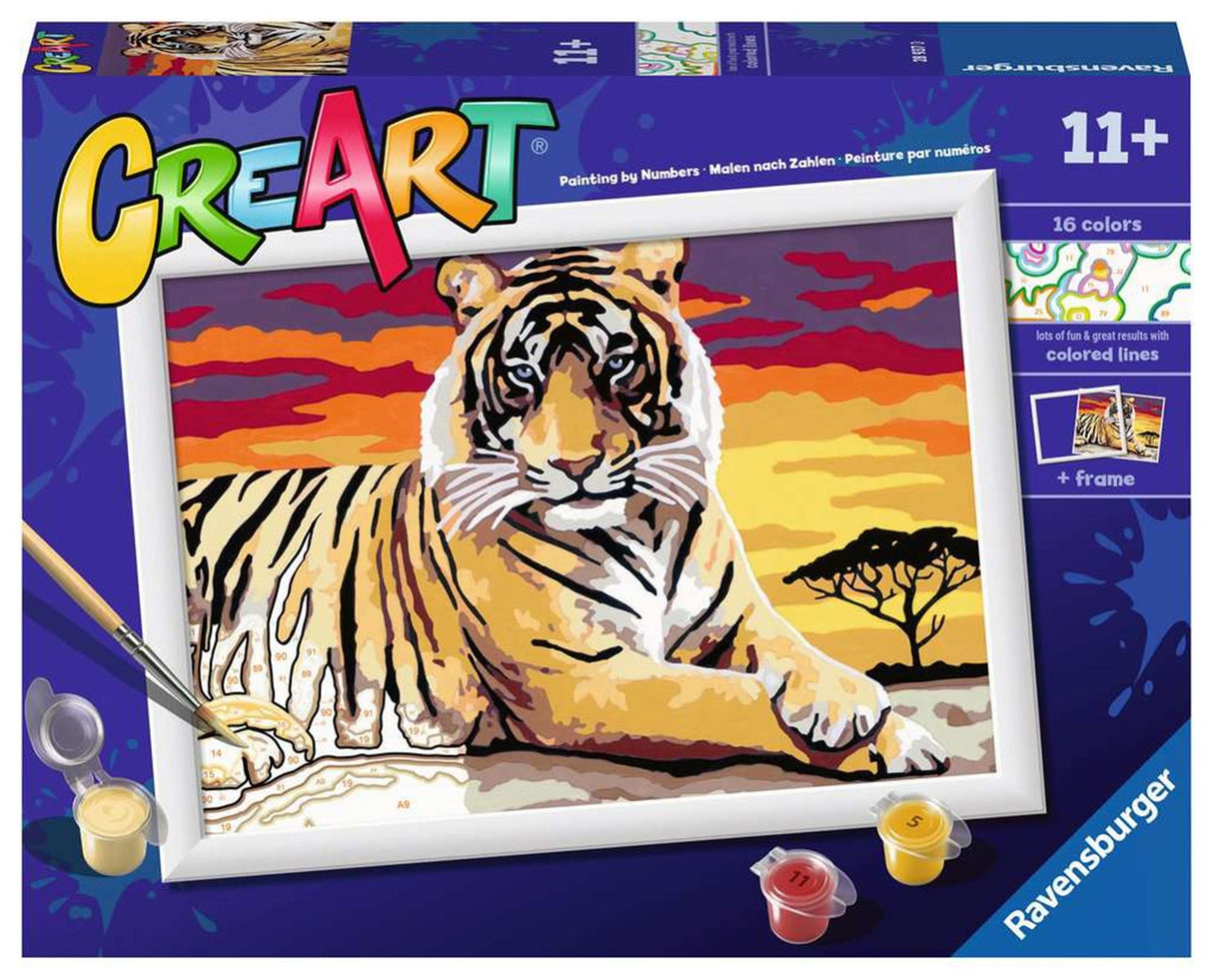 Ravensburger CreArt Paint by Number Majestic Tiger