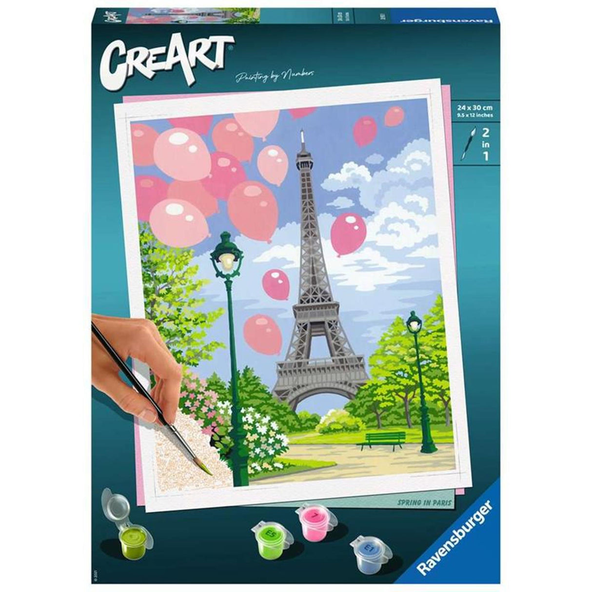 Ravensburger CreArt Malen nach Zahlen Frühling in Paris