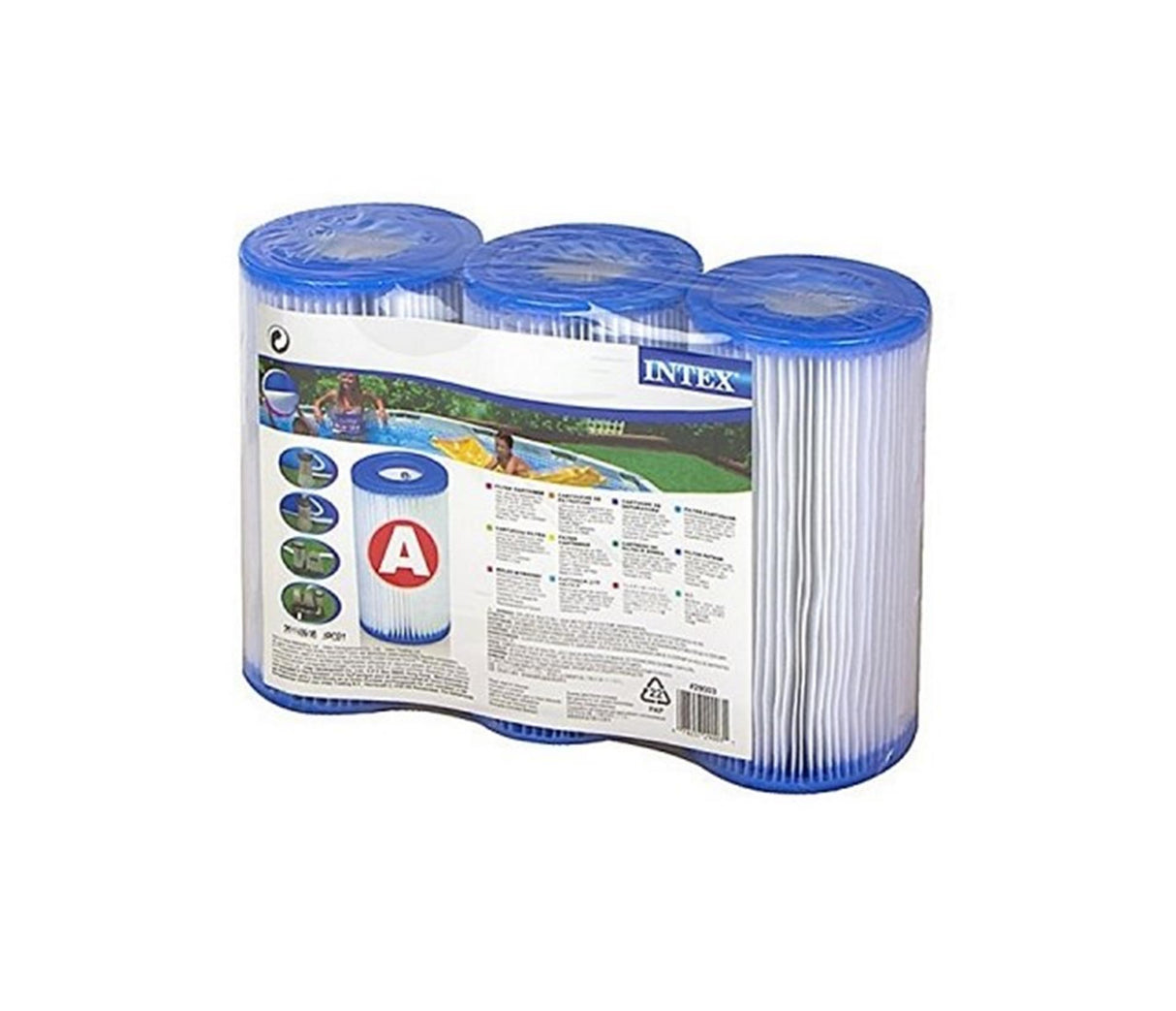 Intex filter cartridge small 3-pack