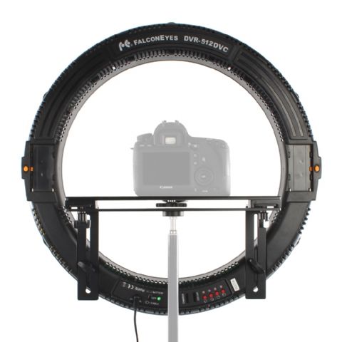 Falcon Eyes Двуцветна LED пръстеновидна лампа Димируем DVR-512DVC на 230V