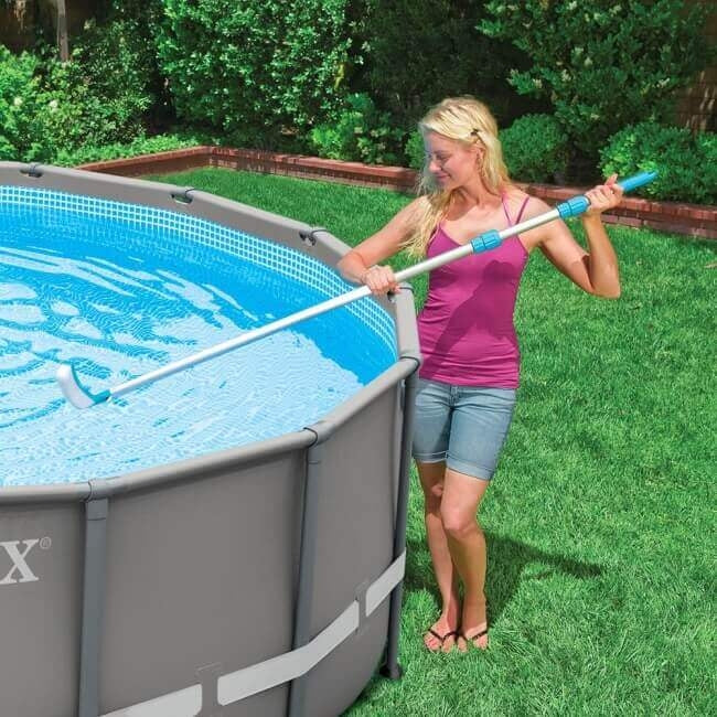 Intex pisado de piscina doblada