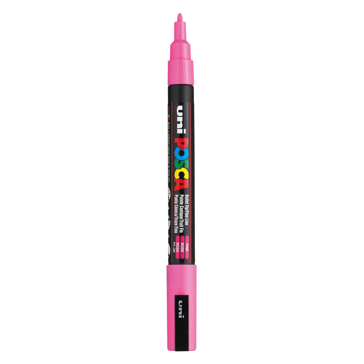 Uni posca pc3m maalitusaine pinkki - pyöreä kärki jopa 1,3 mm