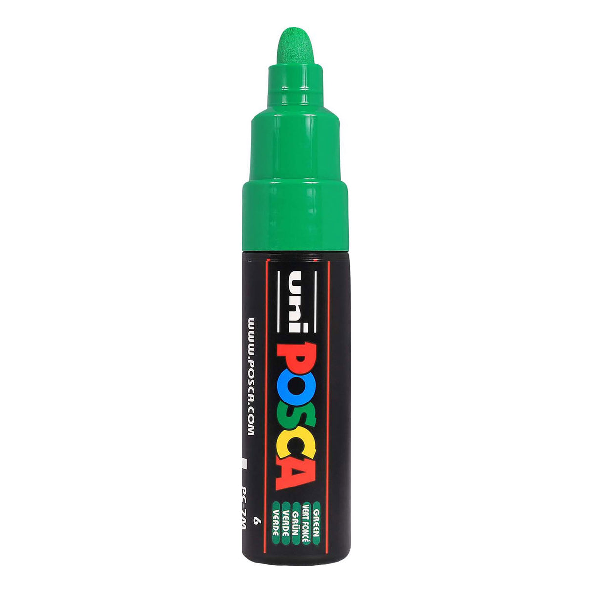 Uni mitsubishi pencil uni posca verfmarker 7m donkergroene - conische punt