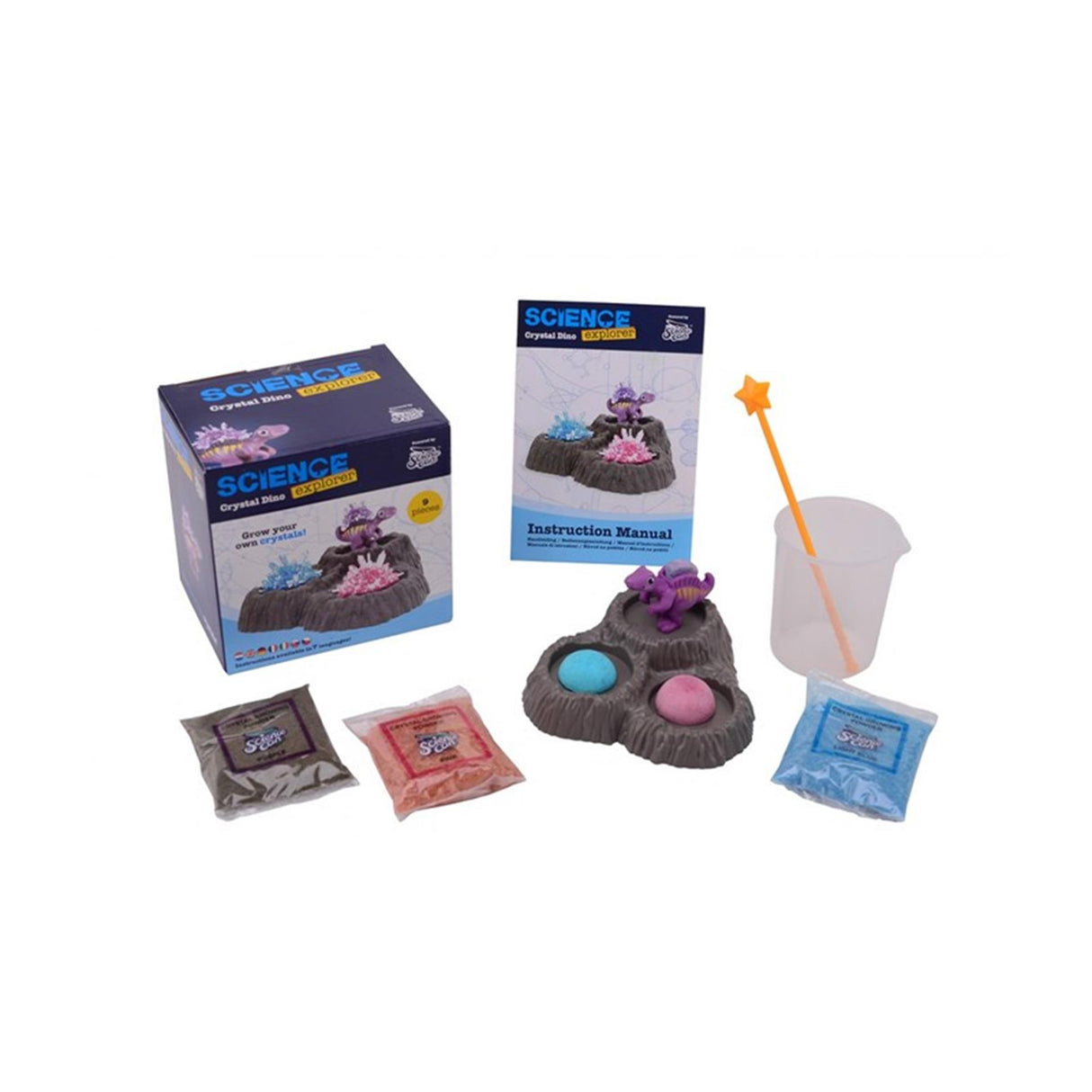 Johntoy science explorer dinosaurus kristal set