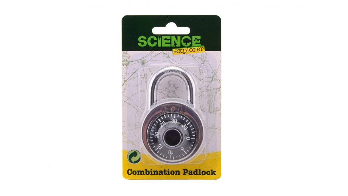 Johntoy Science Explorer padlock with combination lock