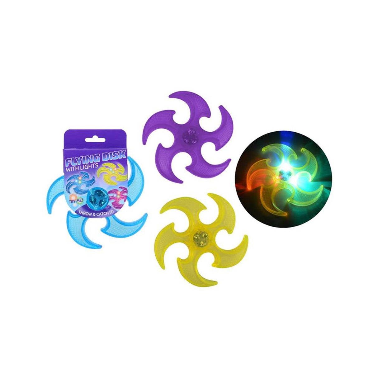 Johntoy flygande stjärna med ljus