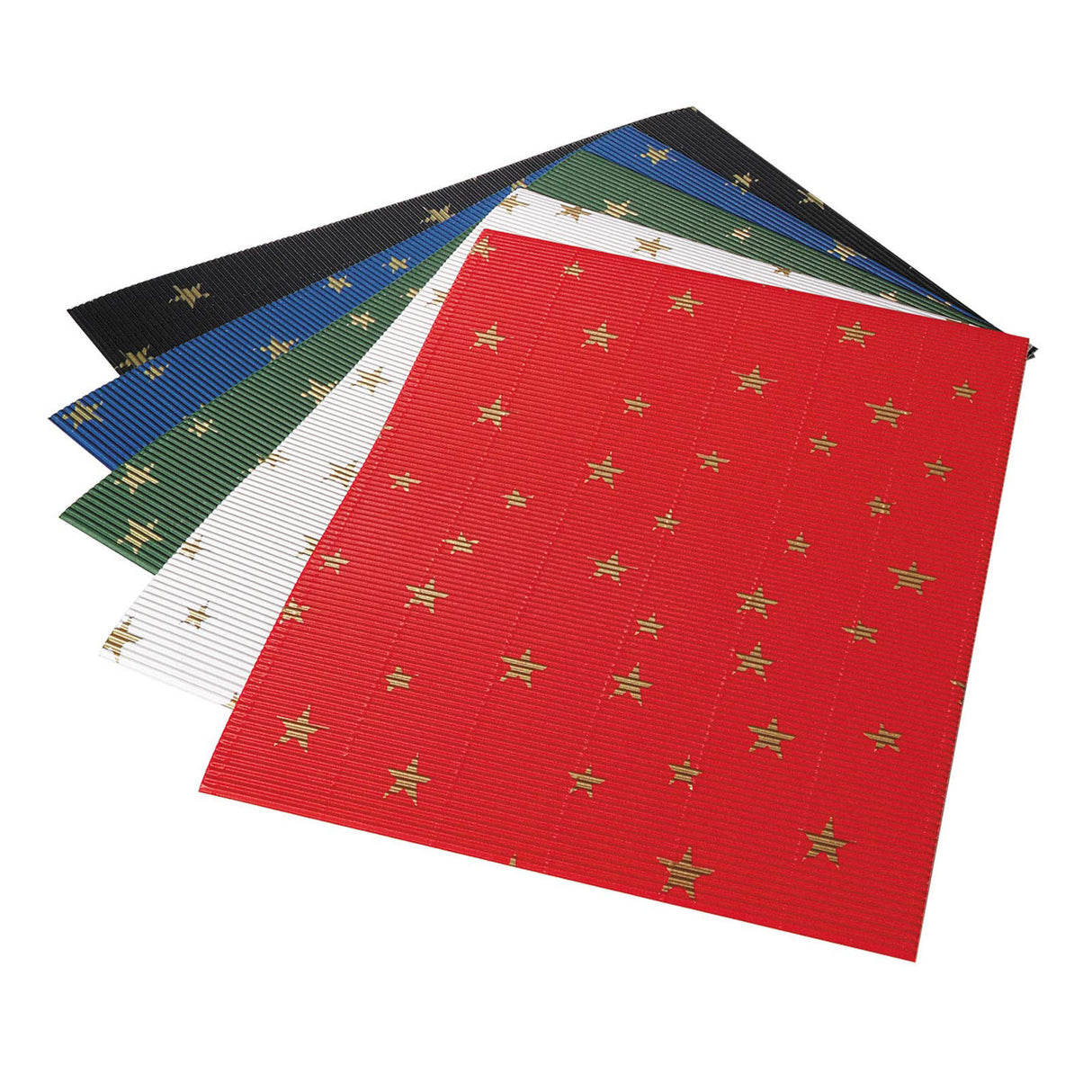 Folia • golfkarton sterren 25x35cm 10pcs