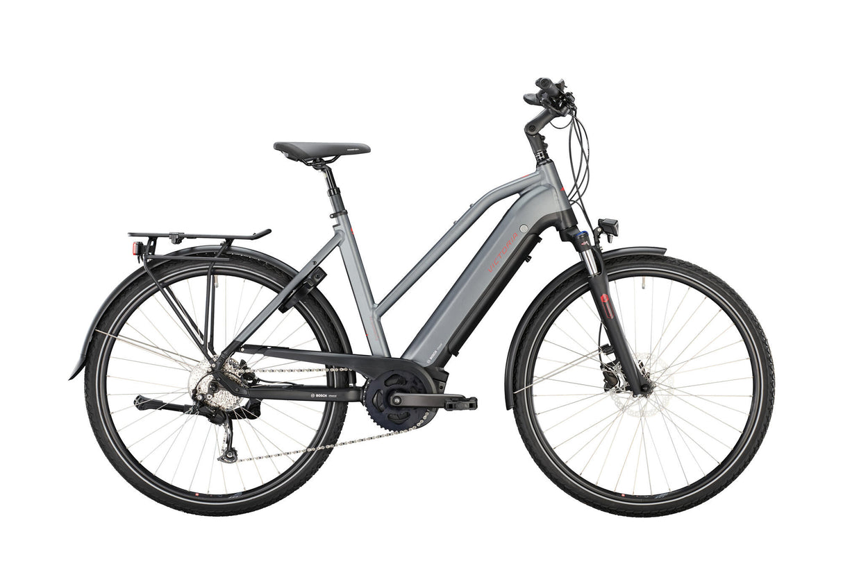 Victoria elektrische trekkingfiets etrekking 12.6 mod. 22 ebike vict. e-trek. 12.6 28 48 trap. 9sp grey matt