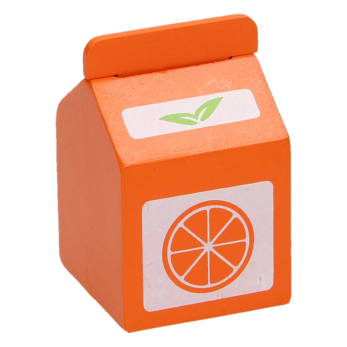 Bigjigs wooden orange juice carton, each