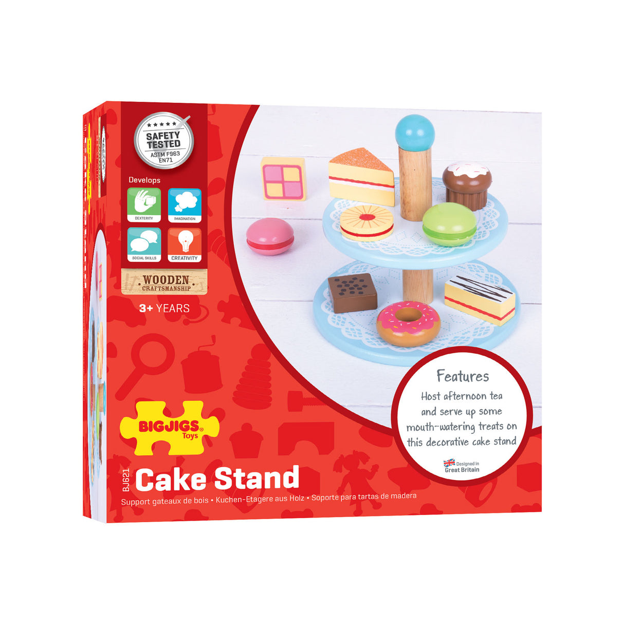 Bigjigs Wooden Cake Stand