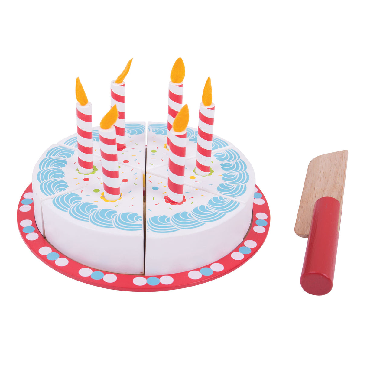 Bigjigs gâteau d'anniversaire en bois