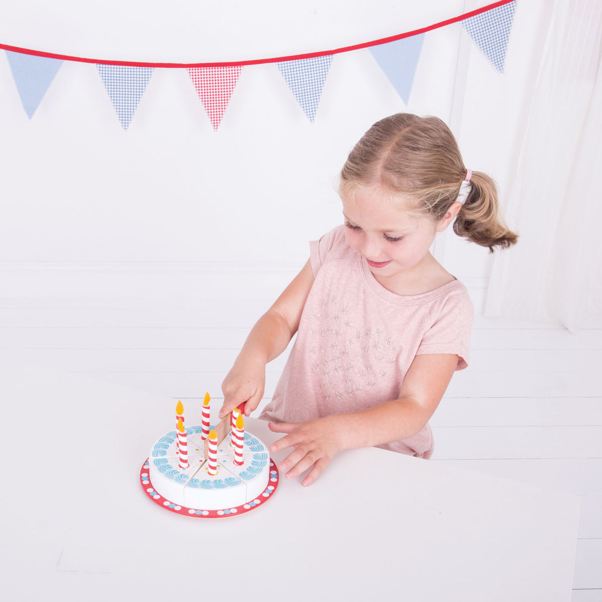 Bigjigs gâteau d'anniversaire en bois